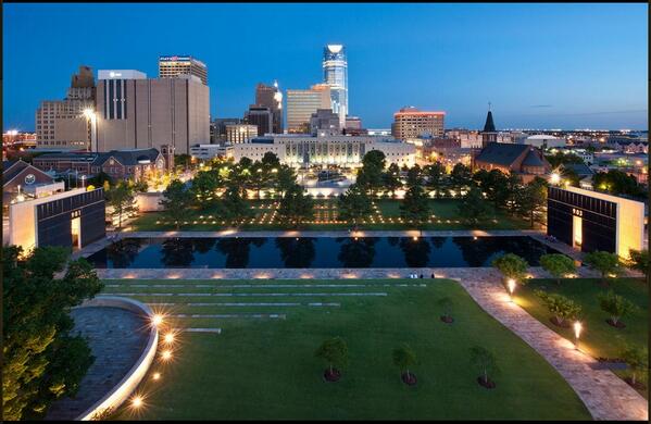 OfficerMcKinnis's tweet photo. Have you visited the @OKCNM ? If not, you need too. #Beautiful #Peaceful #Remembering  April 19, 1995 http://t.co/OoVsPyKJ1e