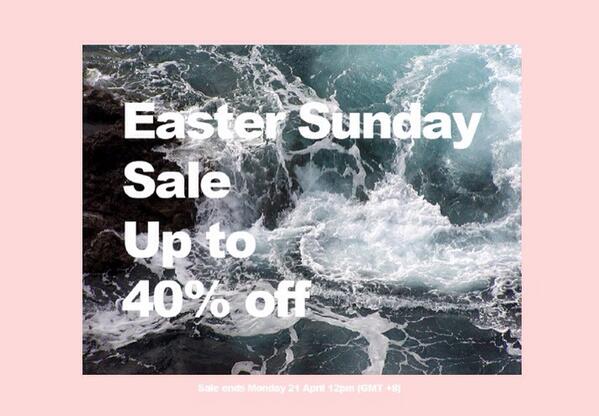 Up to 40% off this Easter weekend! thecultofnine.com