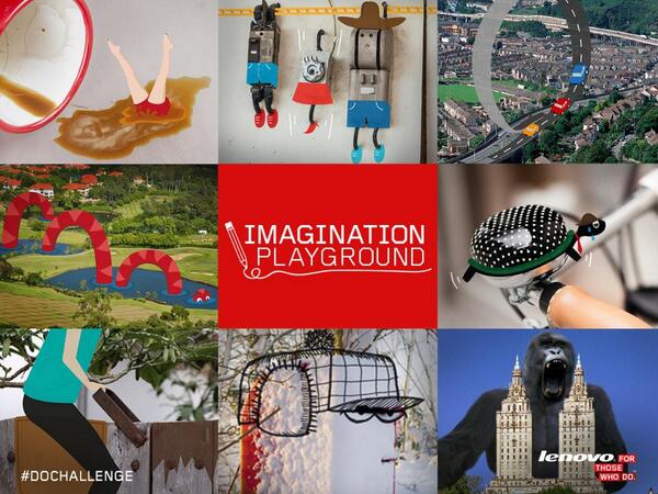 Lenovo's tweet image. A FENCE IS A HORSE? It can be. Accept our #DoChallenge &amp;amp; make the world your canvas: lnv.gy/Qlltmz