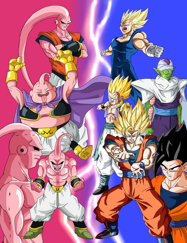 ぐれいもん ドラゴンボール改魔人ブウ編 放送祝福イラスト Http T Co Kjrbmvxfog