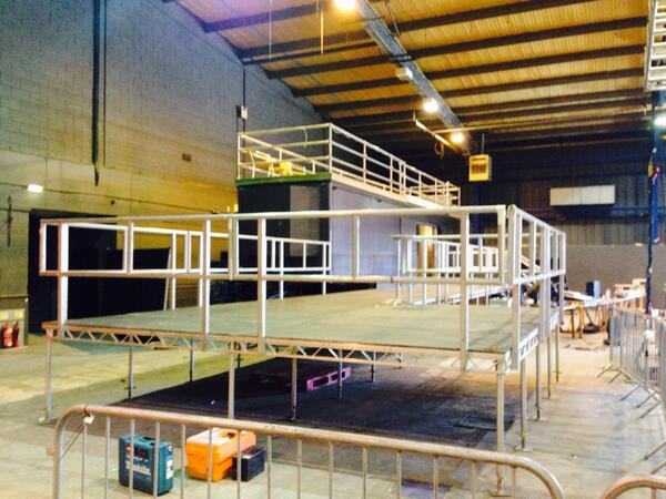 nicheeventhire's tweet photo. Our Serious VIP Artic &amp; Stage rig just gone into @BowlersMcr for @s2sfestival tomorrow #roofterrace #vipbackstage http://t.co/qBulAhi0e7