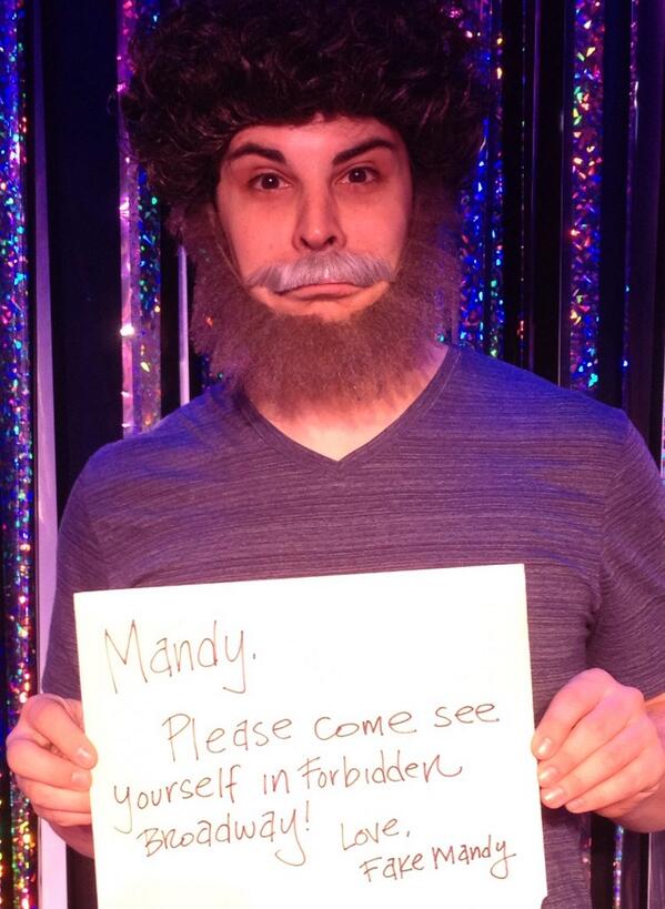 MarcusStevensNY's tweet photo. Aid the #marcuslovesmandy campaign! Use your connections to #MandyPatinkin to get him to see #ForbiddenBway! #sip http://t.co/iixLsvGMy2