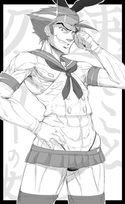 ハッと思い付いて描いた。反省はしていない。 