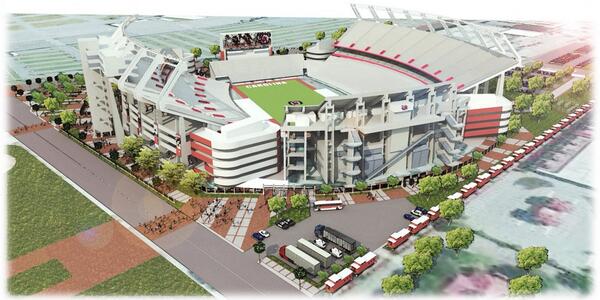 Gamecockology's tweet image. RT if you're excited for the 2015 Williams Brice upgrades. #Gamecocks @SEC_Logo