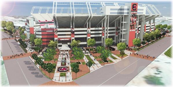Gamecockology's tweet image. RT if you're excited for the 2015 Williams Brice upgrades. #Gamecocks @SEC_Logo