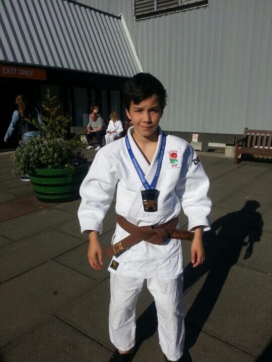 William_B_Judo's tweet photo. Gold medal today at Sportif International in Edinburgh. Bring on the camp.#judo #2goldin2weeks #judotour http://t.co/sCxIBWHwEa