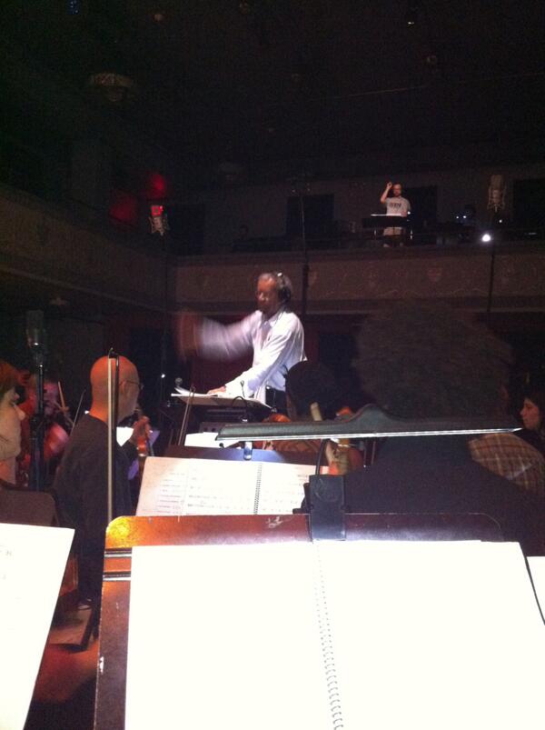 Anthony Braxton conducts &amp; Taylor Ho Bynum synchronizes for Braxton's opera, Trillium J, at Roulette