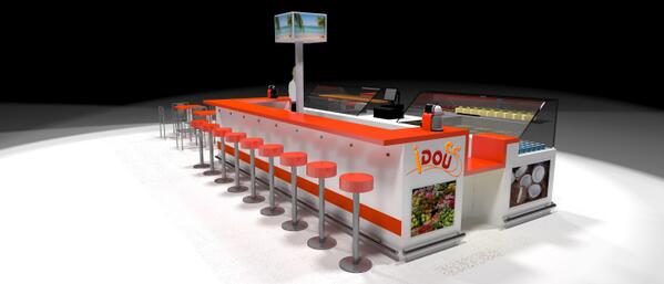 IDOUSS1's tweet image. Le kiosque @IDOUSS1 pour une pause gourmande nomade, au comptoir ou à table. Dès mi mai #envie #exotisme