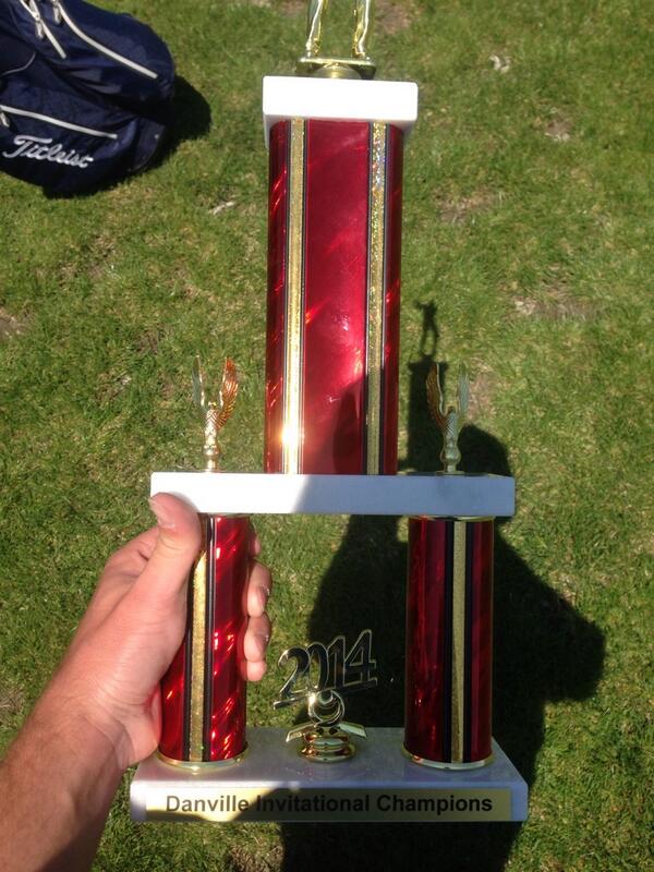Thevillegolf's tweet photo. 1st place at Danville invitational http://t.co/rXWgS5zzAw