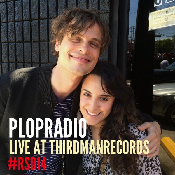 PLOPRadioMX's tweet photo. Nos encontramos a Matthew Gray Gubler disfrutando del #RSD14 http://t.co/fUkXdJCq3b