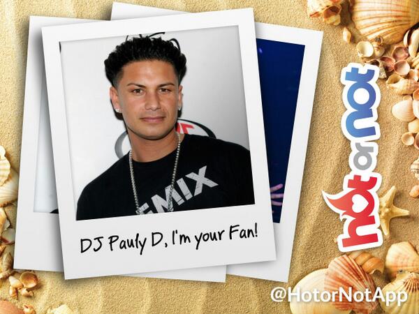 ElizabethCasto's tweet image. I and 47821 other people have rated DJ Pauly D Hot! hotornot.com