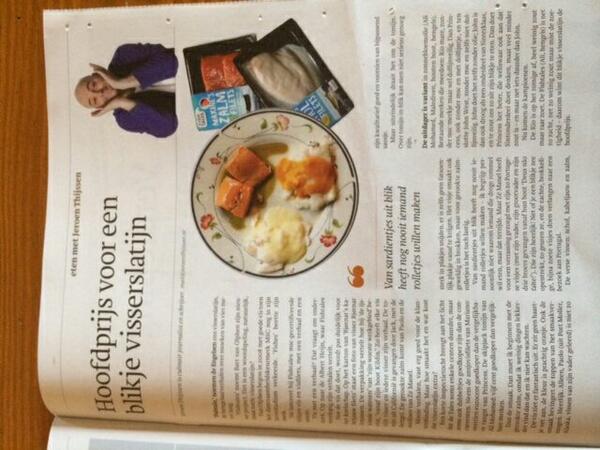 Yes! Lekkerste blikje tonijn volgens Trouw: FISH TALES!