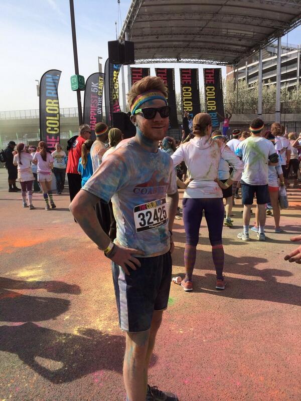 CoastlineMD's tweet photo. @nickmills2 had a great time in Baltimore today running @TheColorRun. Looking forward to the next one! http://t.co/KsxSaDtja2