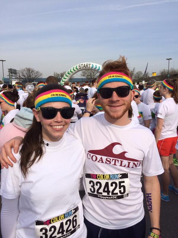 CoastlineMD's tweet photo. @nickmills2 had a great time in Baltimore today running @TheColorRun. Looking forward to the next one! http://t.co/KsxSaDtja2