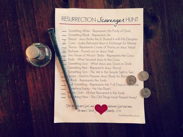 StrongLuvBlog's tweet image. #easteractivitiesforkids #scavengerhunt #resurrection homesweetroad.com/easter-scaveng…