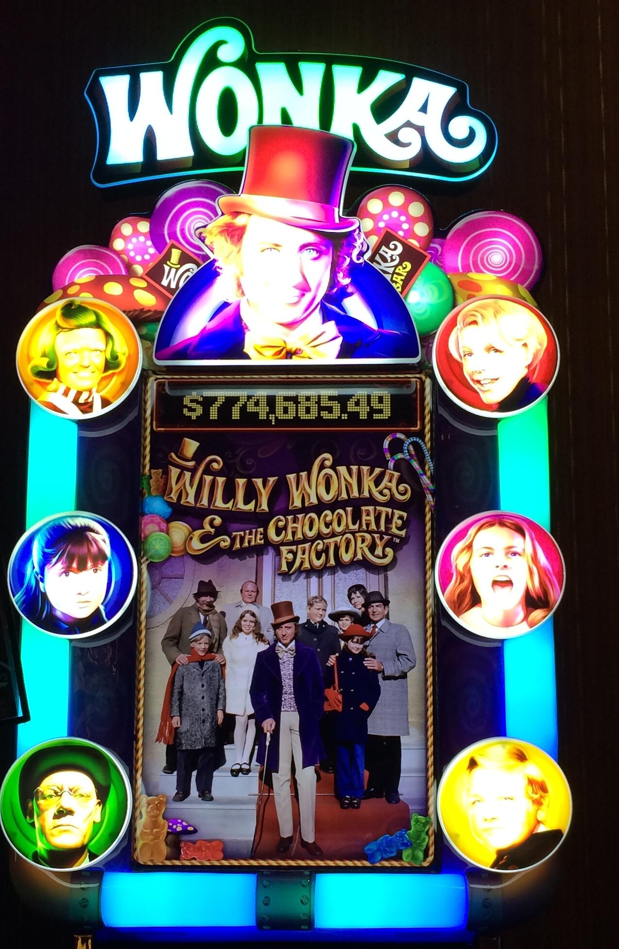 Slot machine chocolate factory