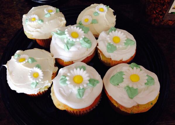 RRcafe70's tweet photo. Spring is in the air! Come in and enjoy our daisy cupcakes 🌼 #RRCafe http://t.co/HEmIGvAIYD