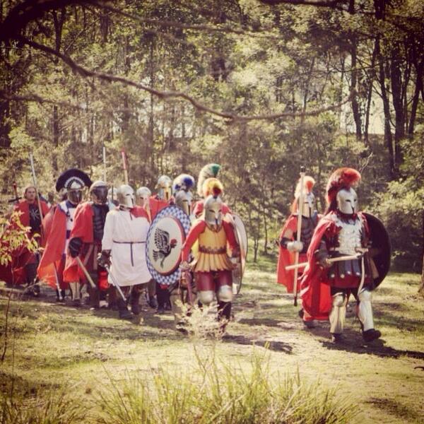 CampWombaroo's tweet photo. You don't often see these emerging from the woods on camp! A great weekend being had at #rowanyfestival http://t.co/fhqqARDE9w
