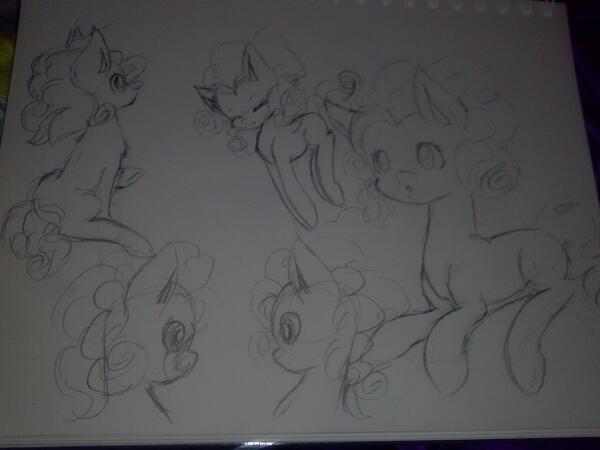 //Workin on one of my oc's ^·^ #brony