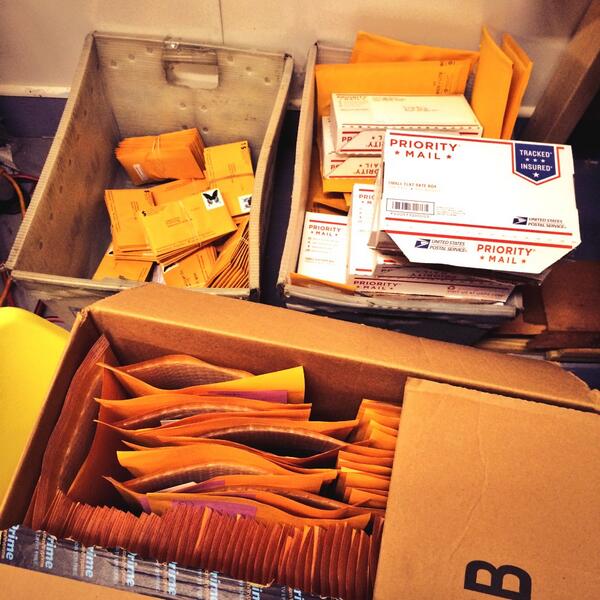 SimpleFactoryNC's tweet image. USPS lost some of your Kickstarter wallets: this is many of them remade, repackaged, &amp;amp; ready to get in your pockets!