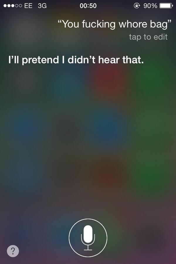 chloewright44's tweet photo. Siri you funny fucker😂 http://t.co/FngiH8rphZ