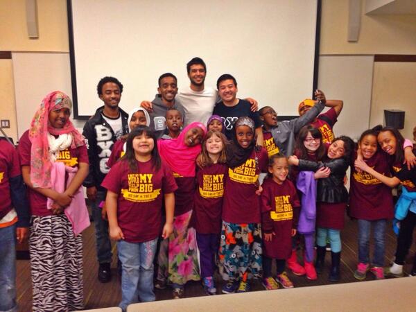 We want to thank Big Brothers Big Sisters for allowing us to be a part of their "Big Day at the U" on Friday!