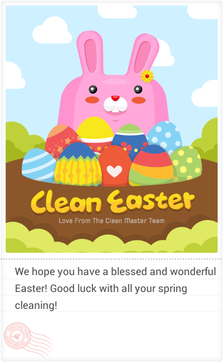 Easter brings fun, love and the freshness of spring. Happy Easter to you and your family! #CleanEaster