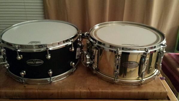 Me and <a href="/TPsmurd/">ннода ржд</a> got some new toys! Thanks <a href="/PearlDrumCorp/">Pearl Drums</a>