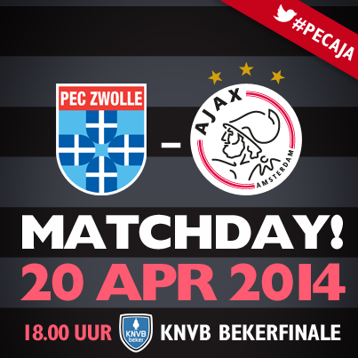 AFCAjax's tweet image. #MATCHDAY!! Pakt #Ajax vandaag de KNVB Beker?! #pecaja