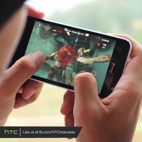 htcindonesia's tweet image. Selamatkan kota dari serangan Zombie! Unduh game #DeadTrigger melalui #HTCDesire300 dan nikmati permainannya.