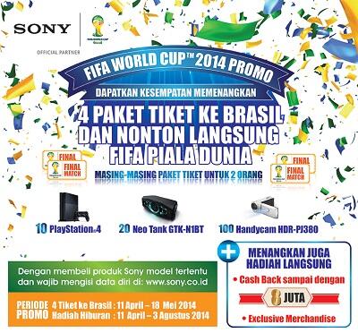 Kamu berkesempatan menang dgn pembelian produk Sony tertentu dalam rangka #SonyFIFAPromo! ow.ly/xH4b4