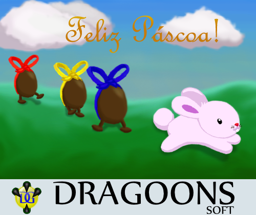 DragoonsSoft's tweet photo. A equipe Dragoons Soft deseja a todos uma #FelizPáscoa! / The Dragoons Soft team wishes everyone a #HappyEaster! =D http://t.co/QgISBIb96C