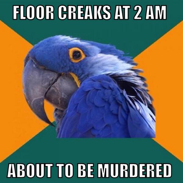 ParanoidParroot's tweet photo. #DailyParanoia http://t.co/QCxJAhypAI