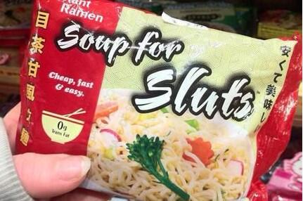 FancyFran72's tweet image. Well...I mean...sluts need to eat too! Good thing it's cheap, fast AND easy
