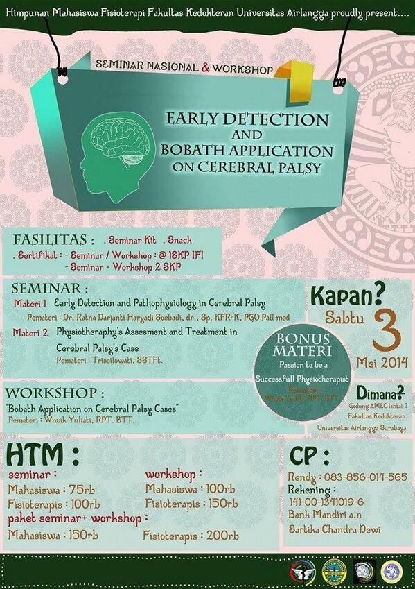 <a href="/himafis_fkua/">Fisioterapi FKUA</a> proudly present SEMINAR&amp;WORKSHOP NASIONAL May 3rd 2014.GRAB IT FAST <a href="/PhysioSolo/">Physio Solo</a>