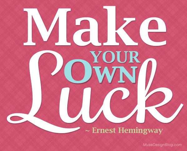 hinh's tweet photo. You make your own luck, Gig. You know what makes a good loser? Practice. 
(1976) Ernest Hemingway to his son Gregory. http://t.co/DI30y1owFE