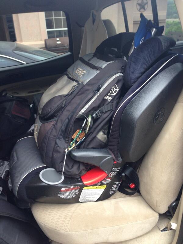 captain_jager's tweet photo. You know you have issues when you think this is the best place for your disc golf bag #chainsmokers #discgolf #really http://t.co/vnqkbcpuaJ