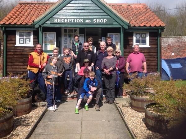 First walk of the season 5.5K Nathan found the sweet+drinks box! Next walk 17/5 Cowslips and orchids dont miss out