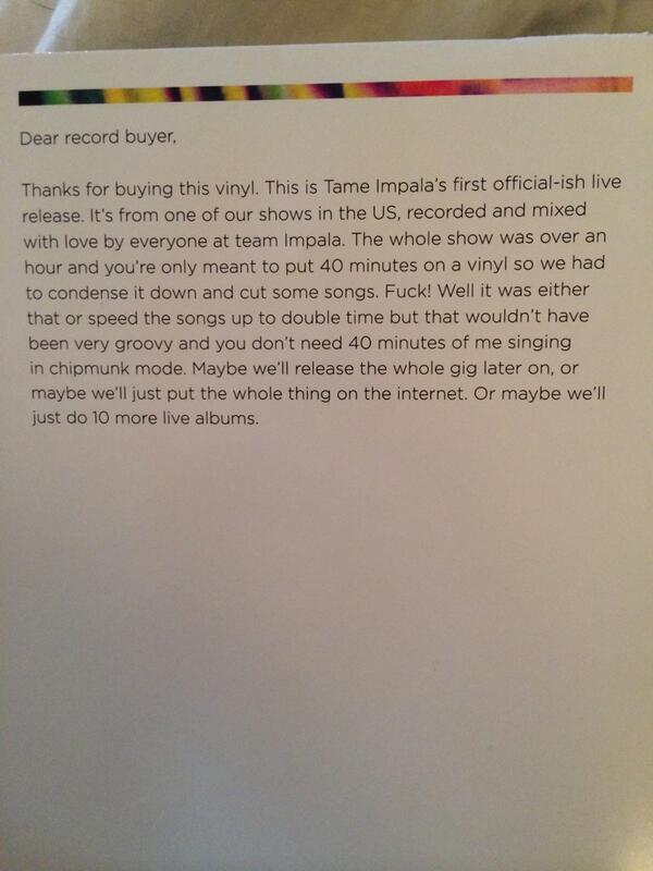 oliviaa2587's tweet photo. I think this is why I love them so much. #tameimpala #recordstoreday http://t.co/znhhLdP1I7