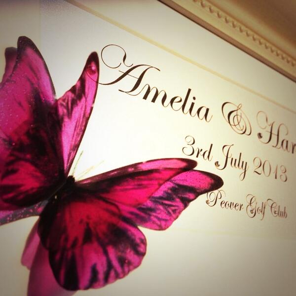 Our #butterfly #tableplan is available in many colours #weddingstationery  😍