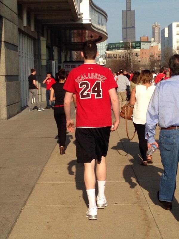 The Mamba is in the house #Bulls