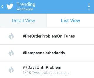 shadman365's tweet image. #7DaysUntilProblem and #PreOrderProblemOniTunes are both trending omg