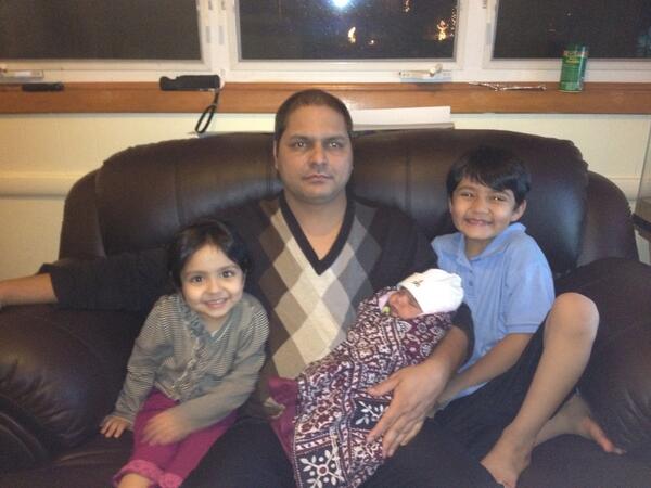 I and my three kids; Abdullah, Fatima and Palwishay