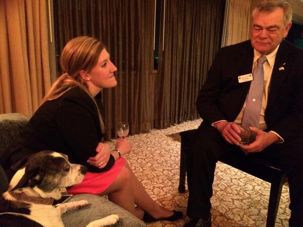 bella_doggo's tweet photo. Just hanging in the presidential suite @NATCON2014 for a nightcap http://t.co/plYrYGCdFd
