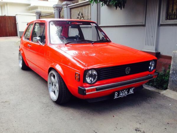 golfmk1_id's tweet photo. My sulung, #1st mk1 owned http://t.co/z8aoLRweUY
