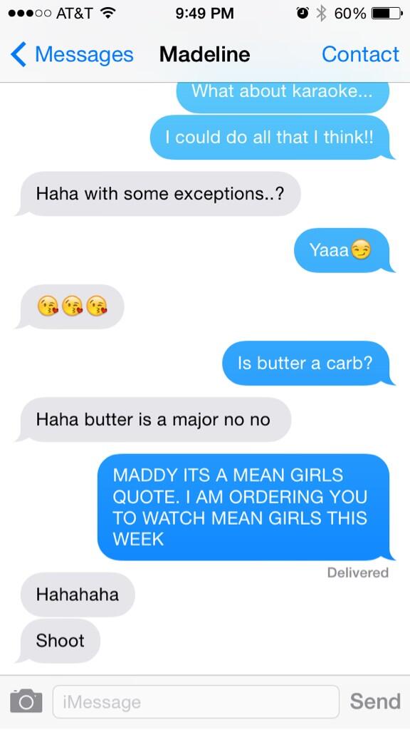 Chelsswelss's tweet image. Lord help @MadelineLedom, she has only seen Mean Girls twice...over 5 years ago #notfetch
 🙈