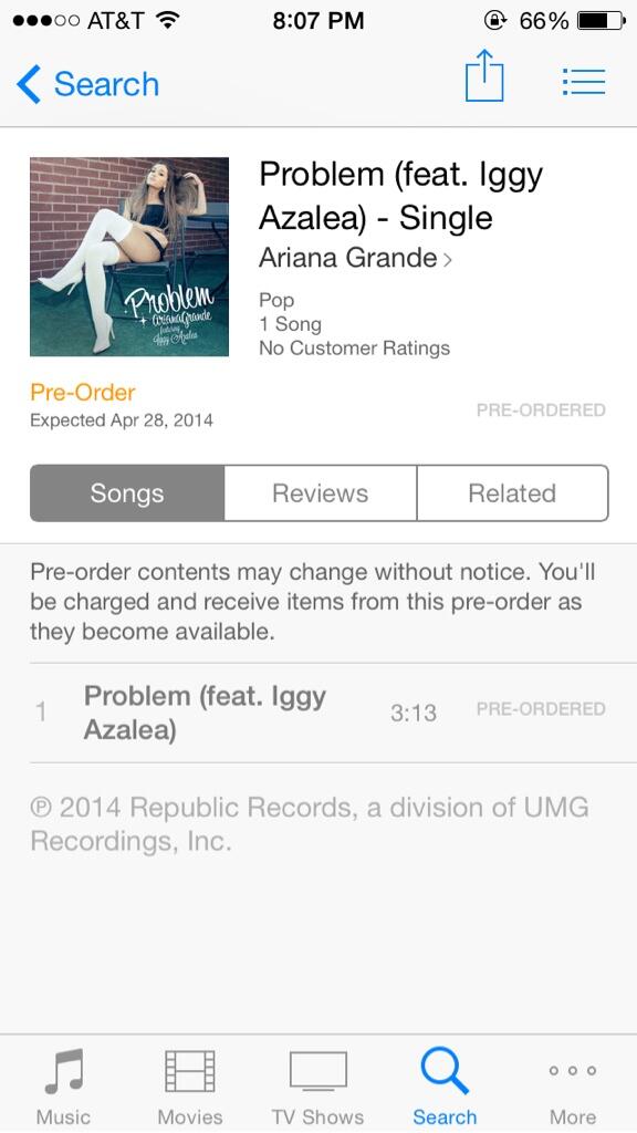 erickrosasmusic's tweet image. Pre-order: Done! 
@ArianaGrande 
#preorderproblem
