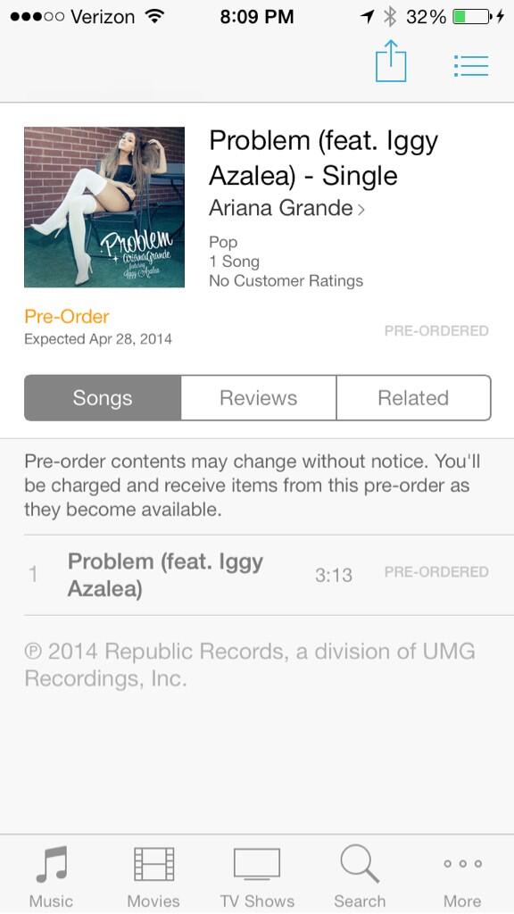 jadavlogs_'s tweet image. PREORDERED. #PreOrderProblem #PreOrderProblemOniTunes #7DaysUntilProblem