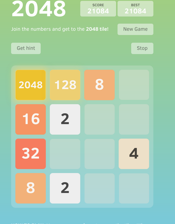 AudieDenham's tweet photo. Wow, I finally reach to 2048 with this game. http://t.co/Ms5CXEBiQw #2048 #apple #iOS #fun http://t.co/caz7ICCSw7
